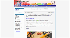 Desktop Screenshot of jptamerica.com