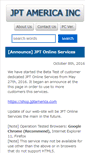Mobile Screenshot of jptamerica.com